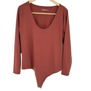 Abercrombie & Fitch Soft AF Copper‎ Long Sleeve Bodysuit